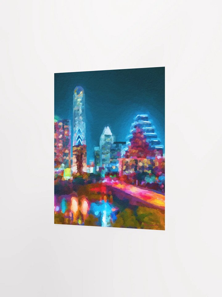 Winter Nights and City Lights (Austin, Texas) Poster product image (2)