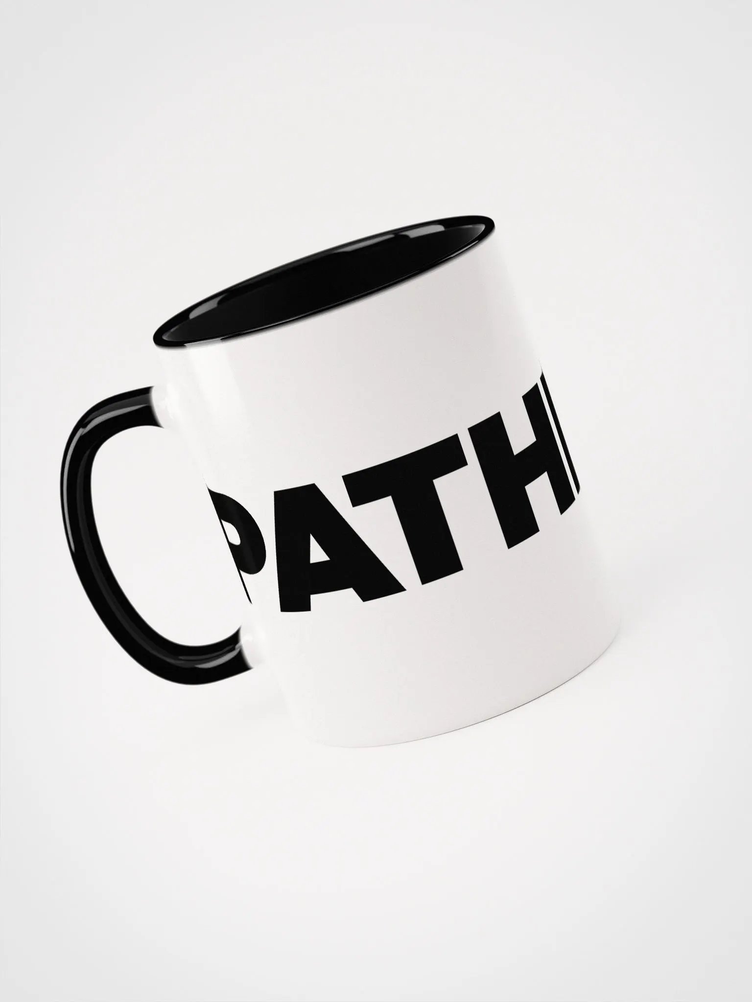 Pathetic Large Print Mug - Two Tone product image (1)