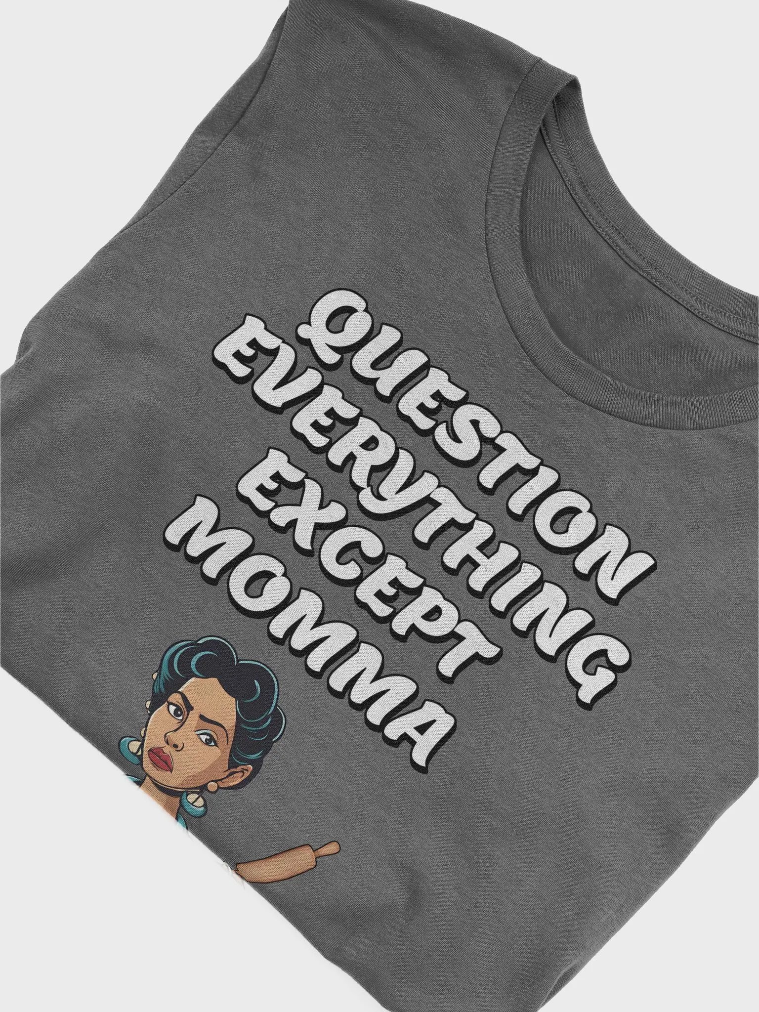 Question Everything Except Momma Funny T-shirt product image (32)