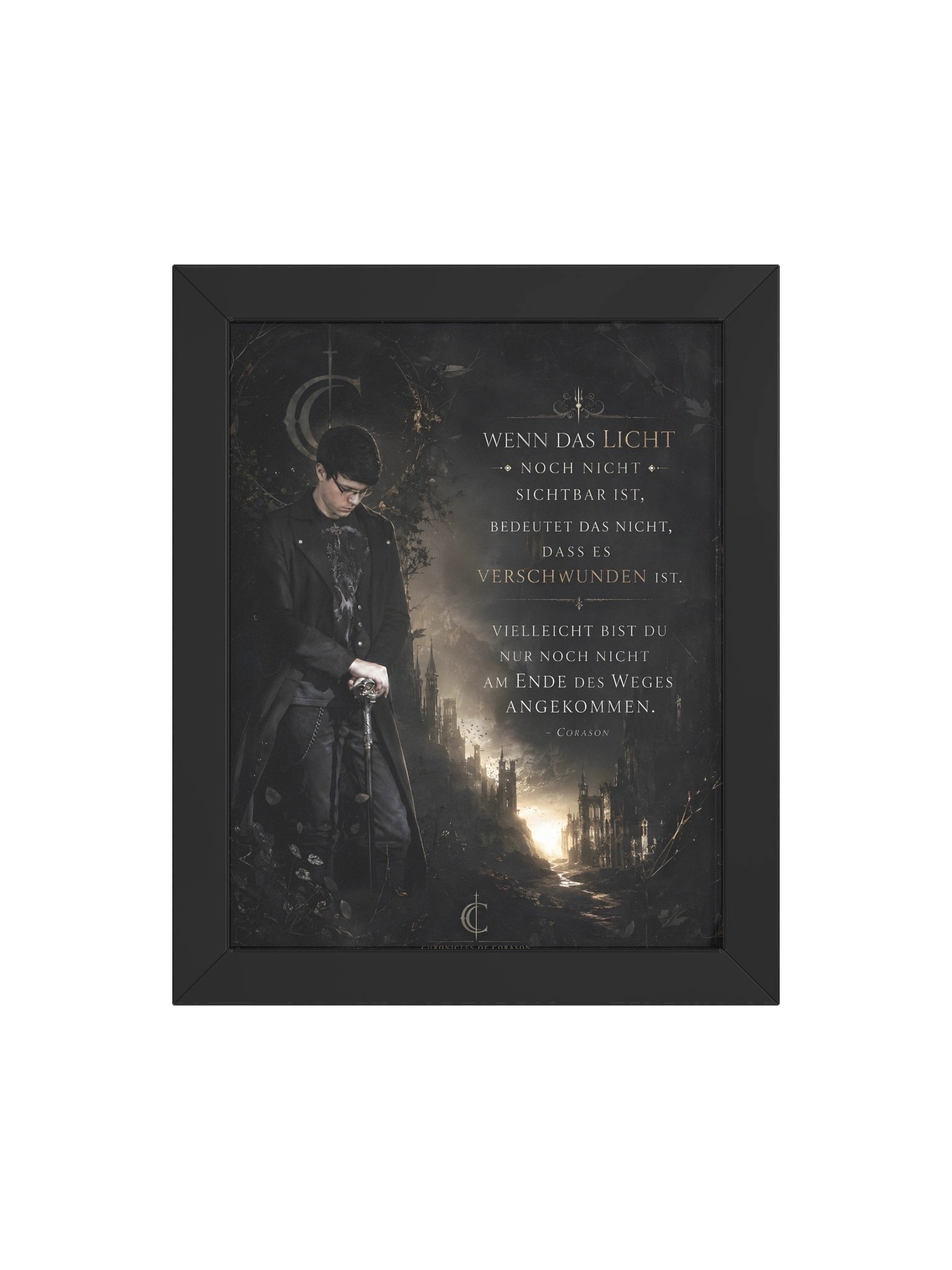 Wenn das Licht Framed Poster product image (4)