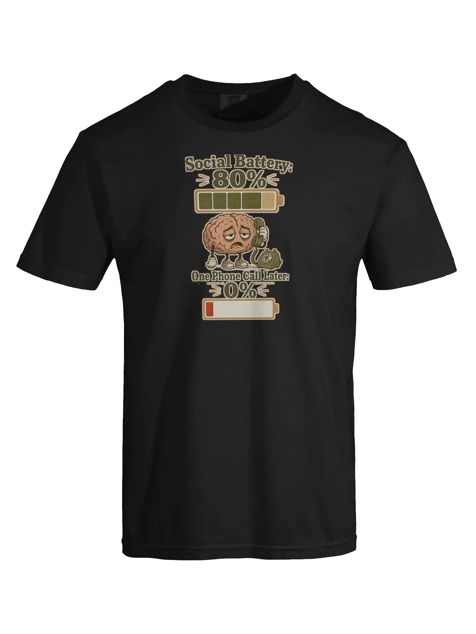 UnspokenMinds: Social Battery Tee product image (16)