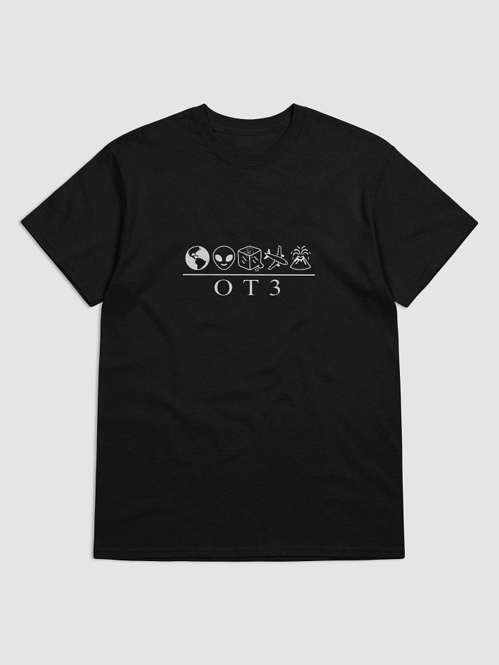 OT3 - The Story Of Xenu man's T-Shirt (White text) product image (2)