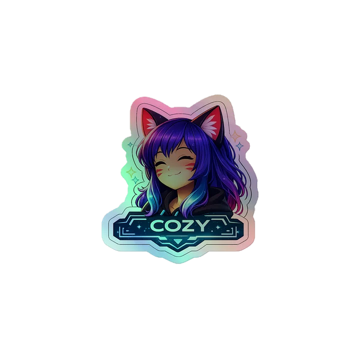 • AKC // Callie Sticker COZY | Holographic | Callie Emote Badge Series product image (1)