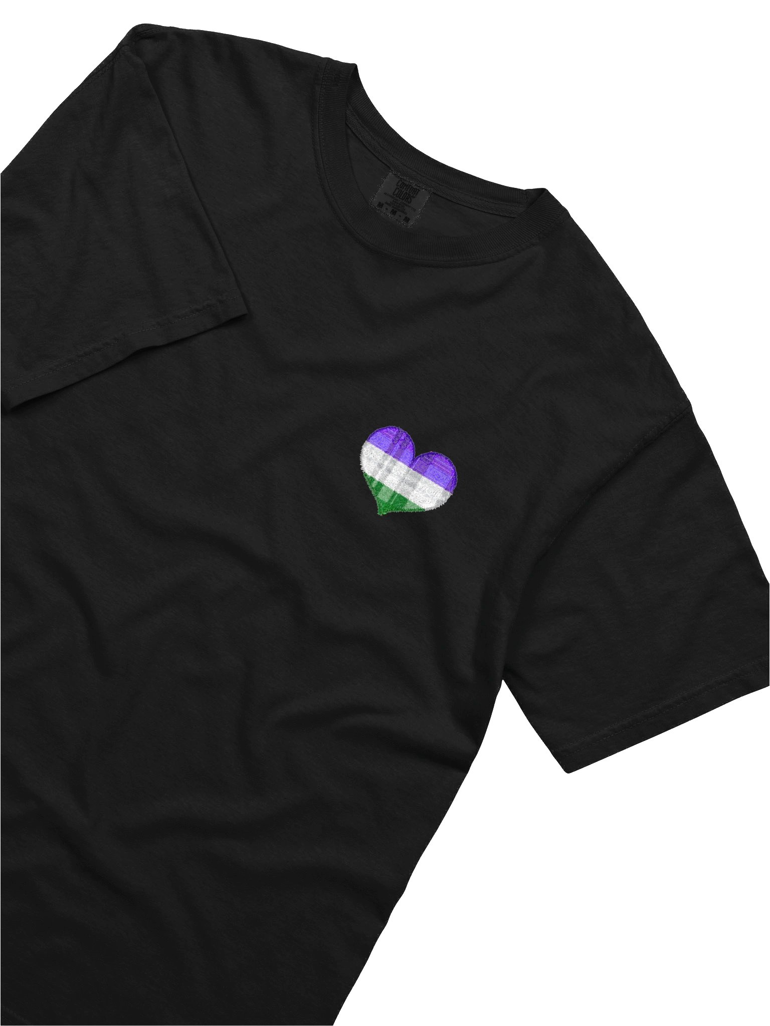 Gender Queer Flannel Heart Tee product image (5)