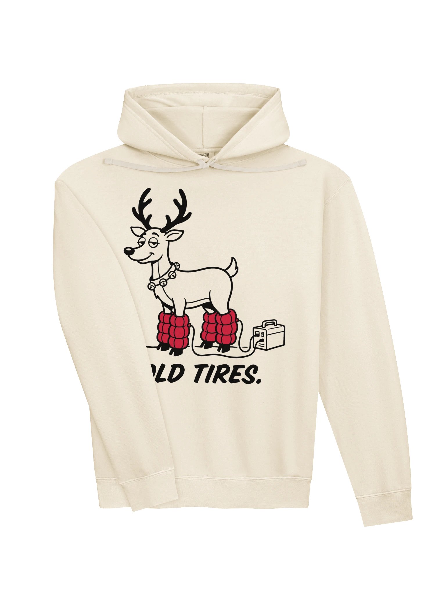 Cold Tires. Reindeer Hoodie product image (5)