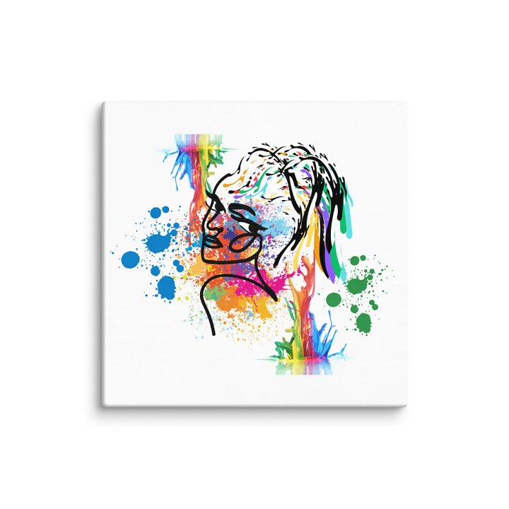 Vibrant Essence: Woman in Motion Canvas Collection product image (1)