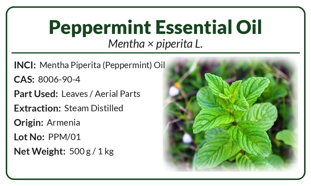Peppermint Essential Oil (Mentha piperita) product image (2)