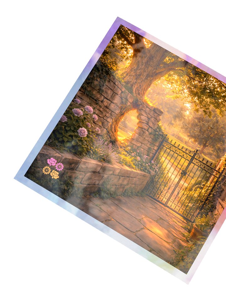 Secret Garden Holographic Sticker product image (2)