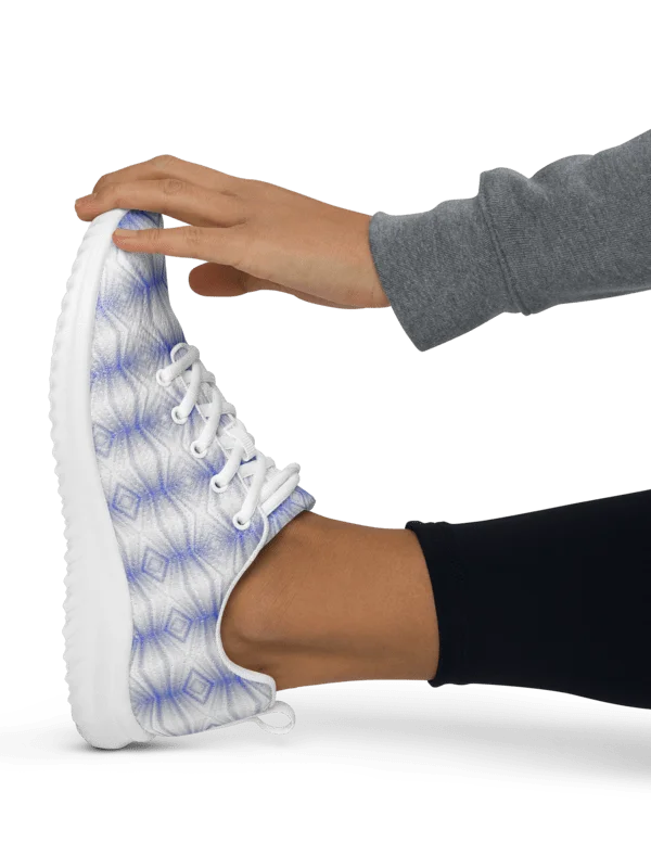 Electric Blue Diamond Flux Diamond Blue Gradient Women's Athletic Shoes product image (4)