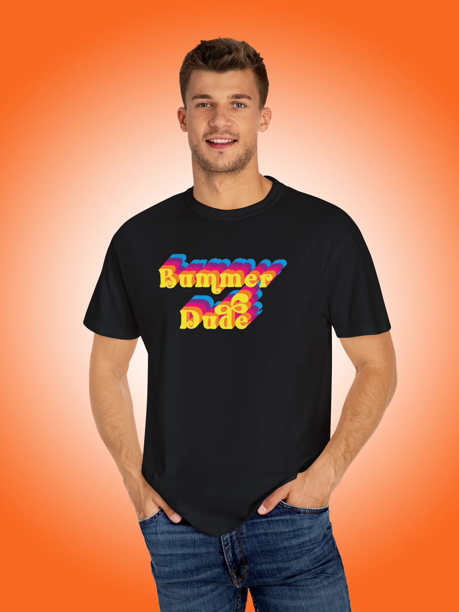 Retro Stacked Bummer Dude product image (1)