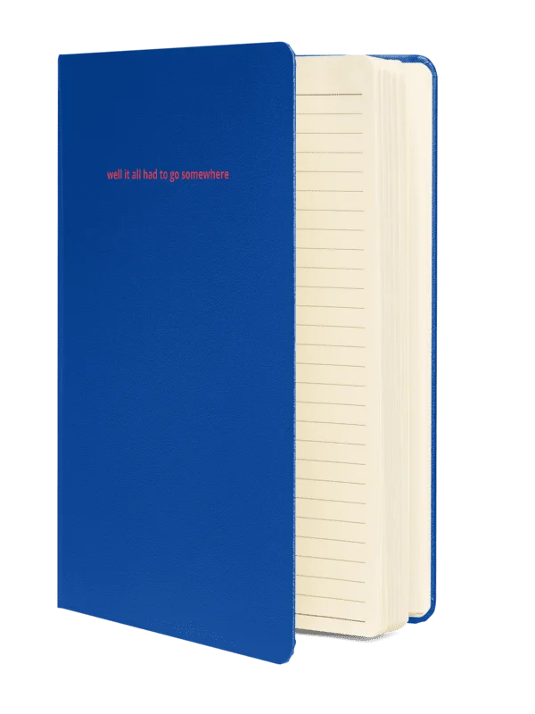 well it all had to go somewhere and I wrote about it in this journal product image (4)
