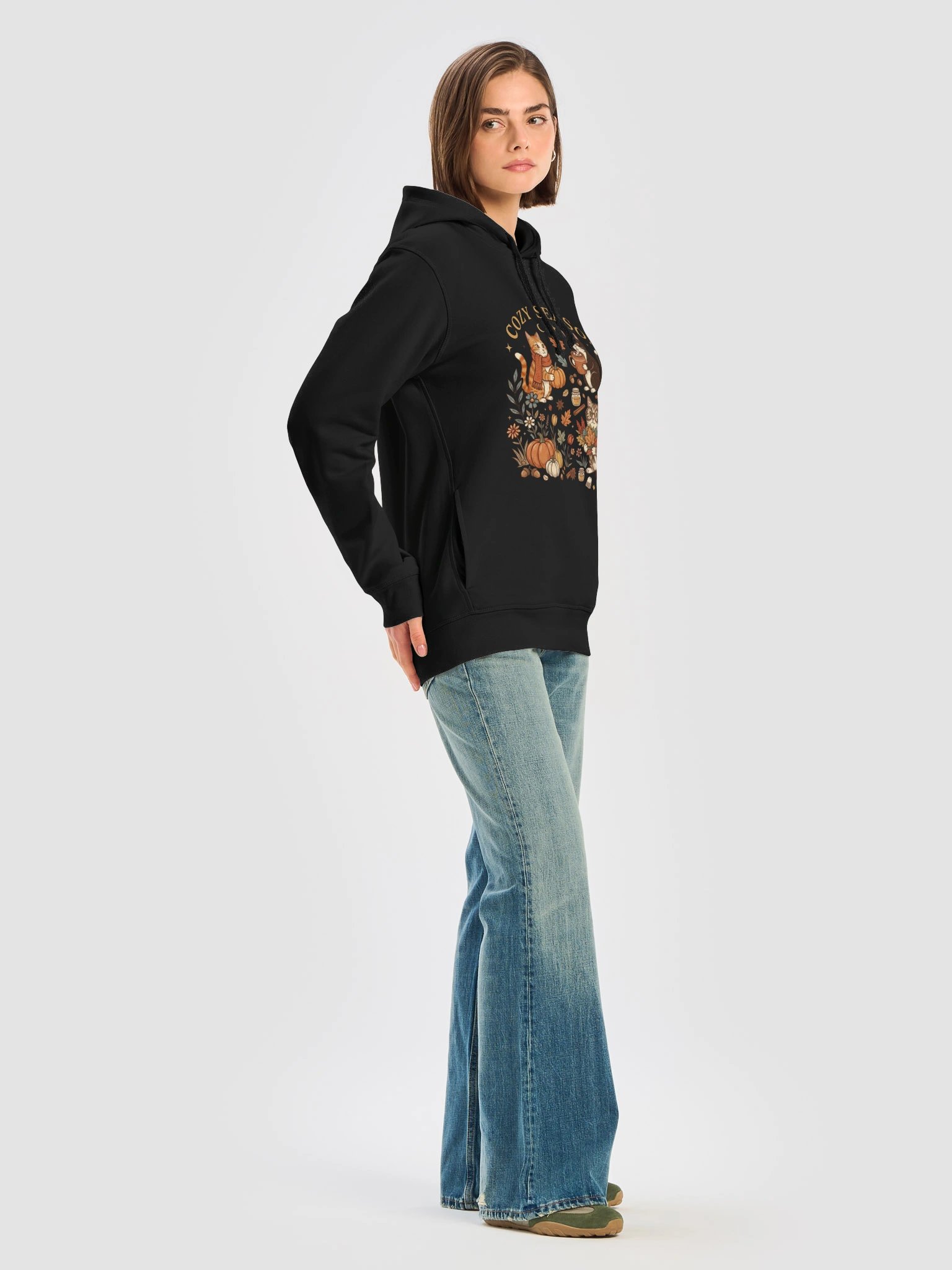 Autumn Cats Hoodie – Cute Cat Lover Hoodie product image (8)