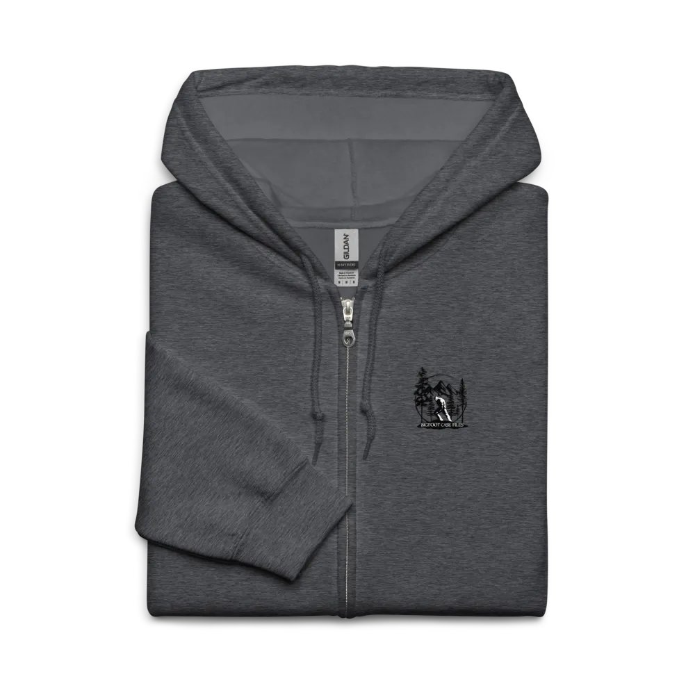 SCARY BIGFOOT FACE ZIP HOODIE product image (4)