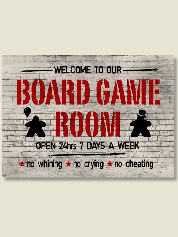 Brick Wall Graffiti Board Game Room Wall Sign - UNFRAMED product image (1)
