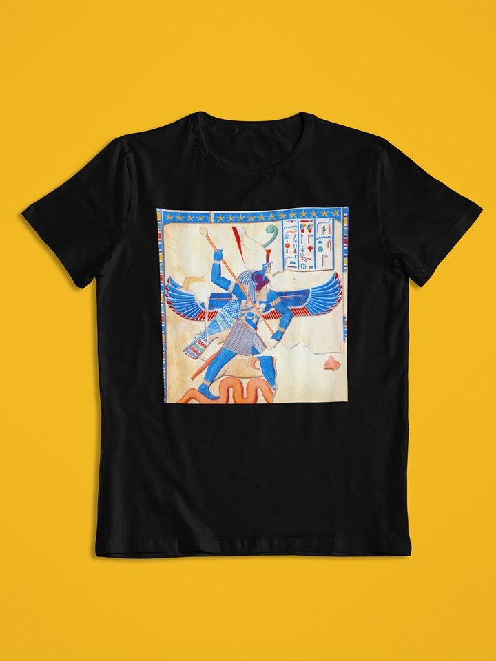 Seth Slaying a Serpent Ancient Egypt Art Unisex T-Shirt product image (1)