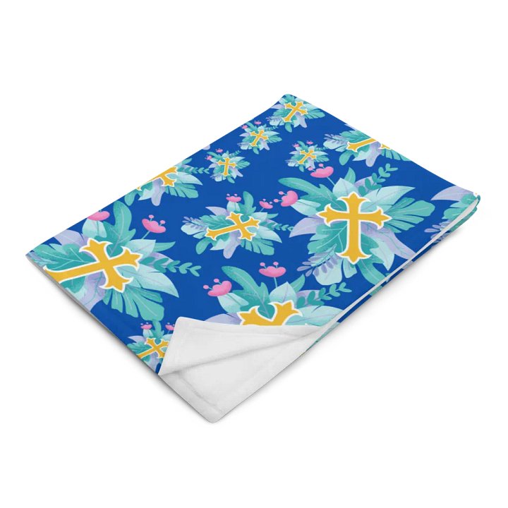 Floral Cross Patterned Blanket product image (2)