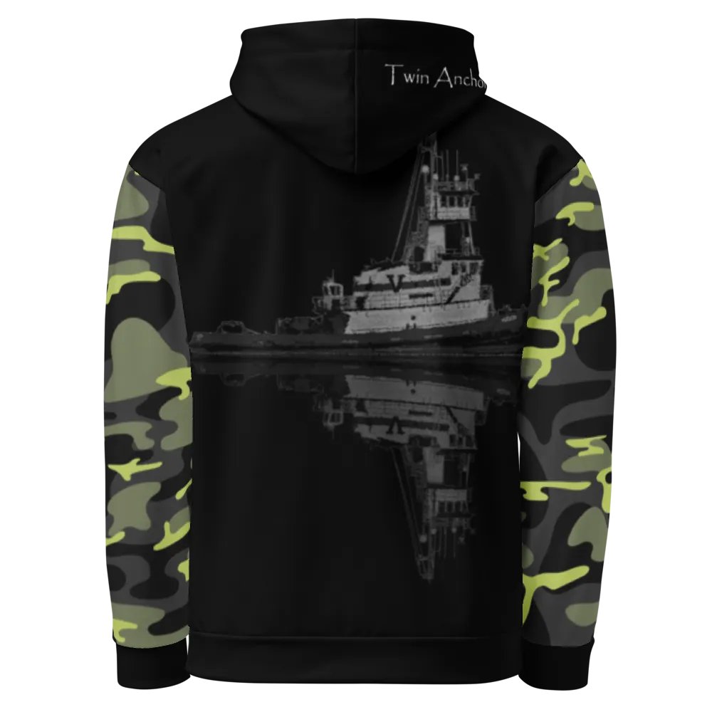 Tug Hudson & Reflection Camouflage & Green (Camouflage & Black)– Performance Marine Wear | Twin Anchor Apparel North Current Line product image (5)