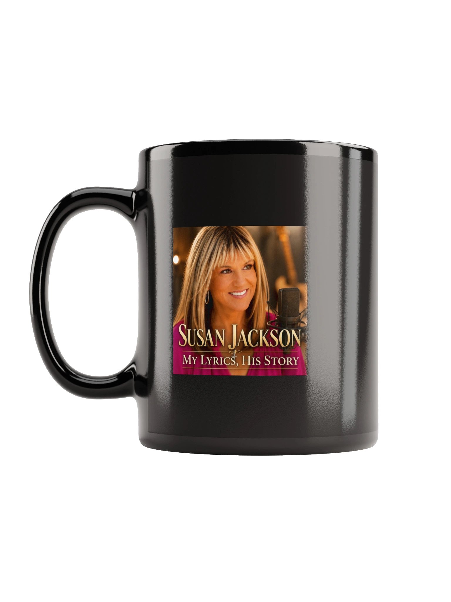Susan Jackson Black Glossy Mug product image (7)