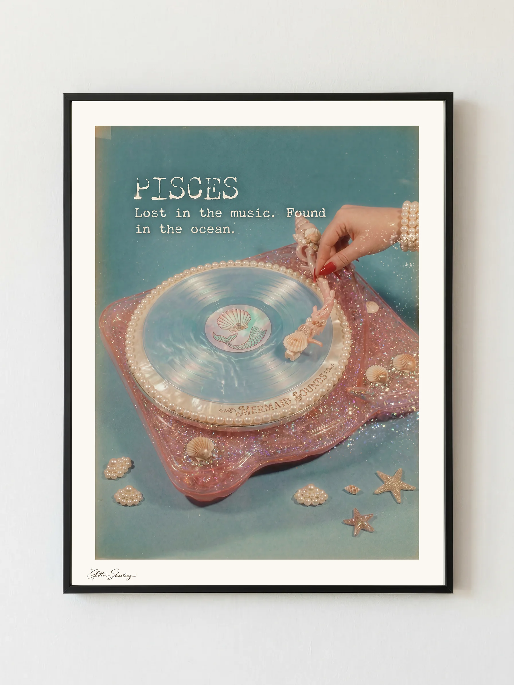 Pisces Mermaid Zodiac Art Print product image (2)