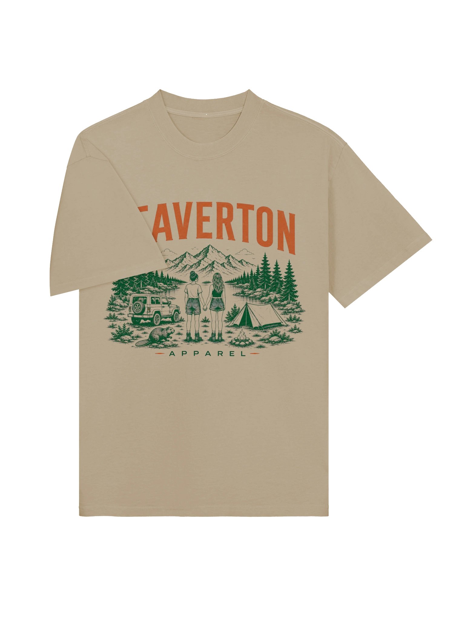 Alpine Escape – Premium Oversized Faded Tee product image (3)