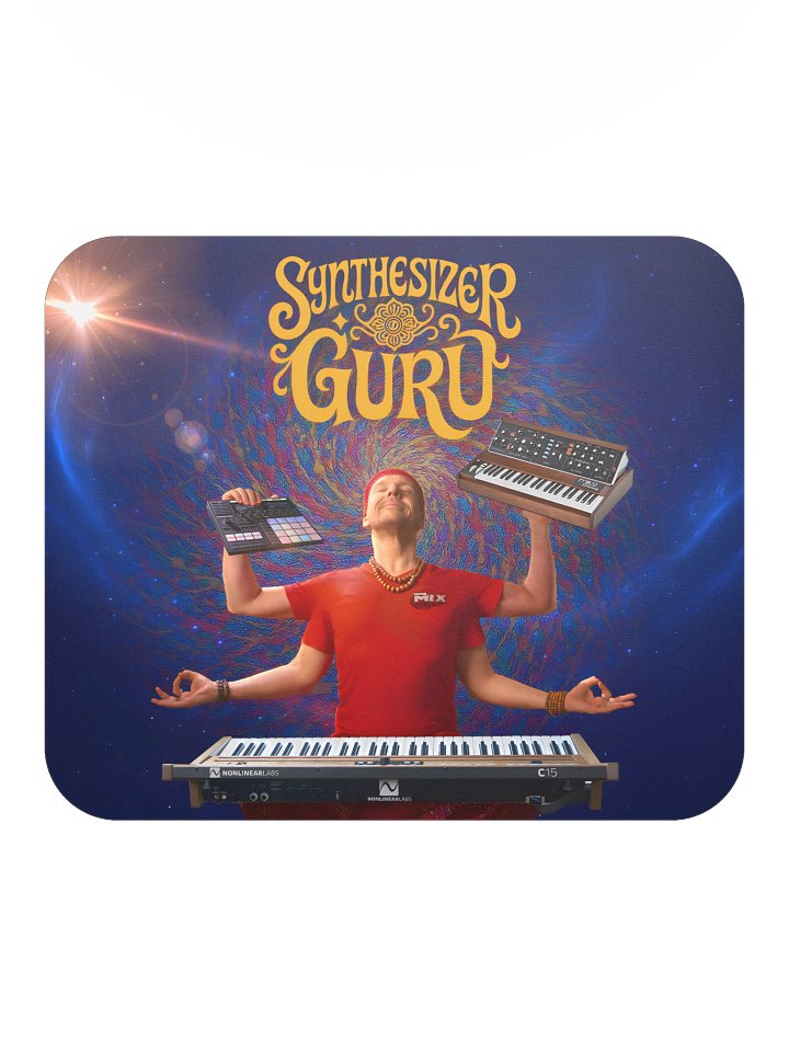 The Synthesizer Guru Mouse Pad product image (2)
