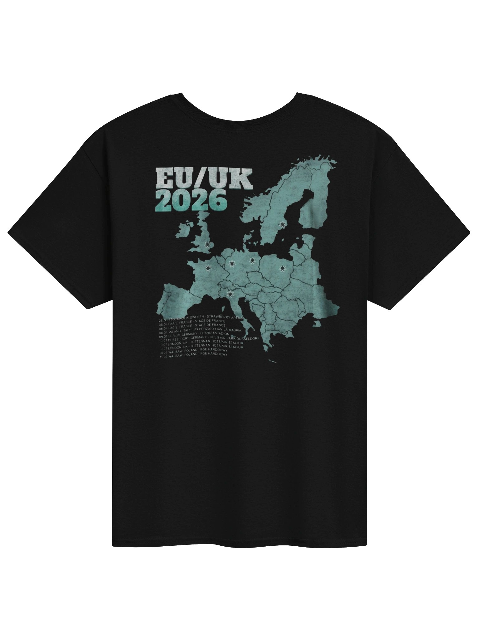 System Of A Down EU And UK 2026 Tshirt product image (2)