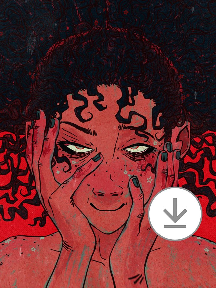 Bad Time Janey - DIGITAL WALLPAPER SET product image (1)
