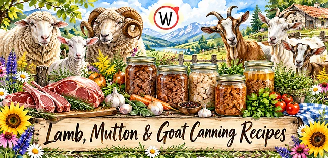 Lamb, Mutton and Goat Canning Recipes