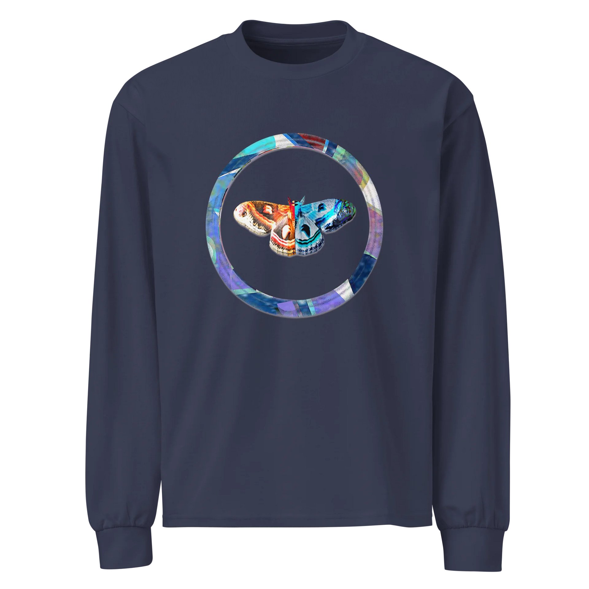 Moth AS Colour Premium Heavyweight Long Sleeve Shirt (Front Patch) product image (1)