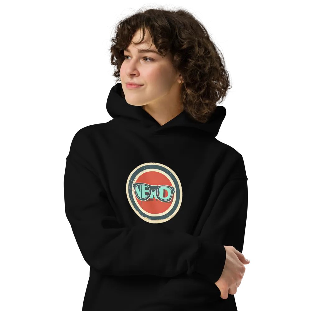 Vintage Nerd Premium Oversized Hoodie product image (4)