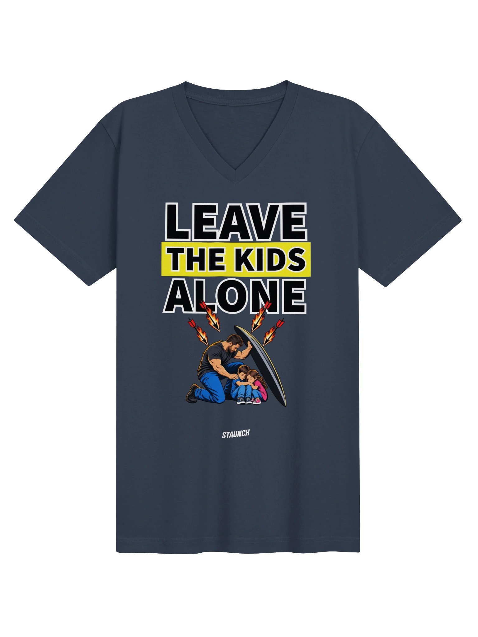 Leave The Kids Alone V-Neck Tee product image (9)