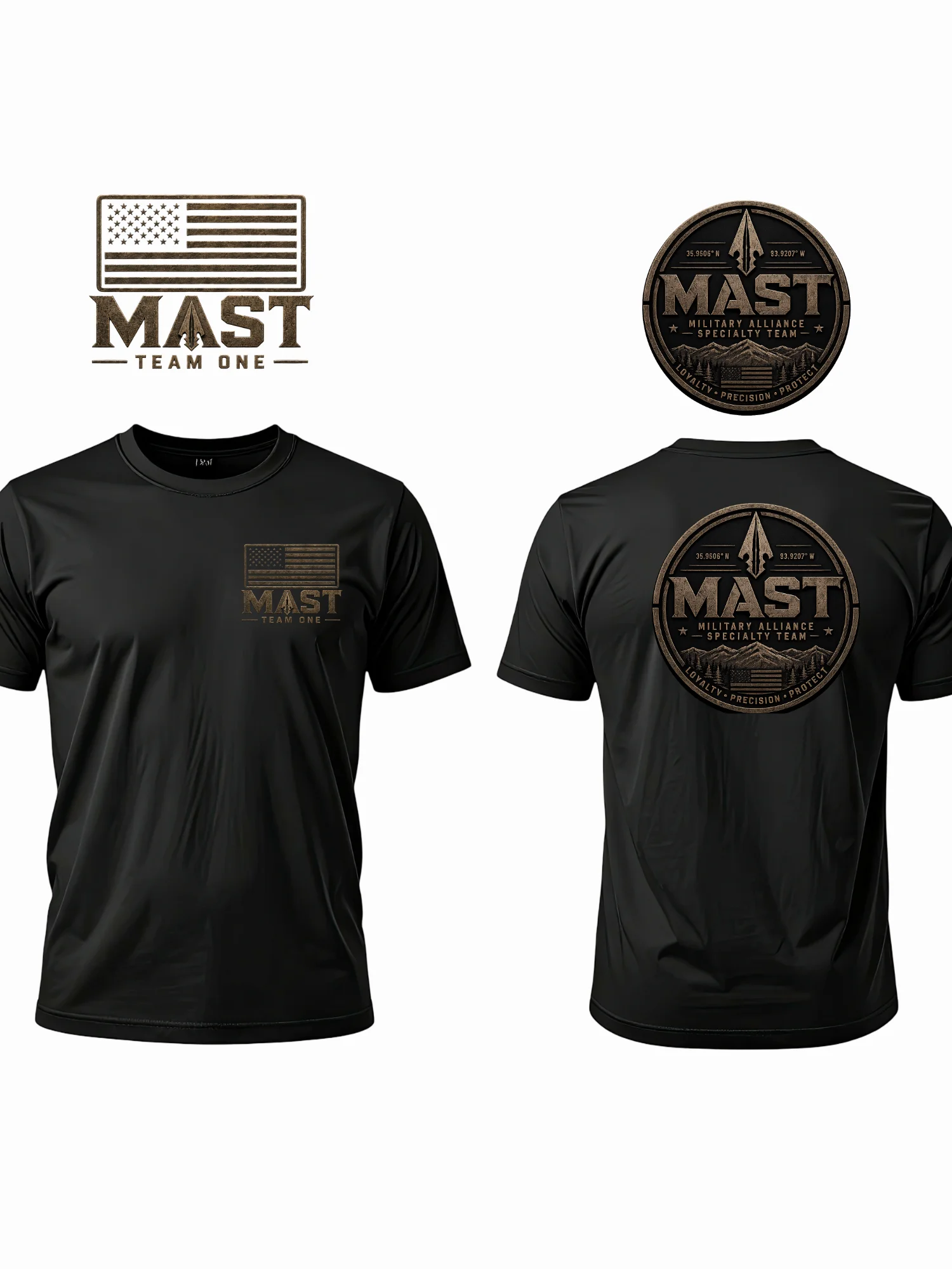Team One - MAST t-shirt product image (1)