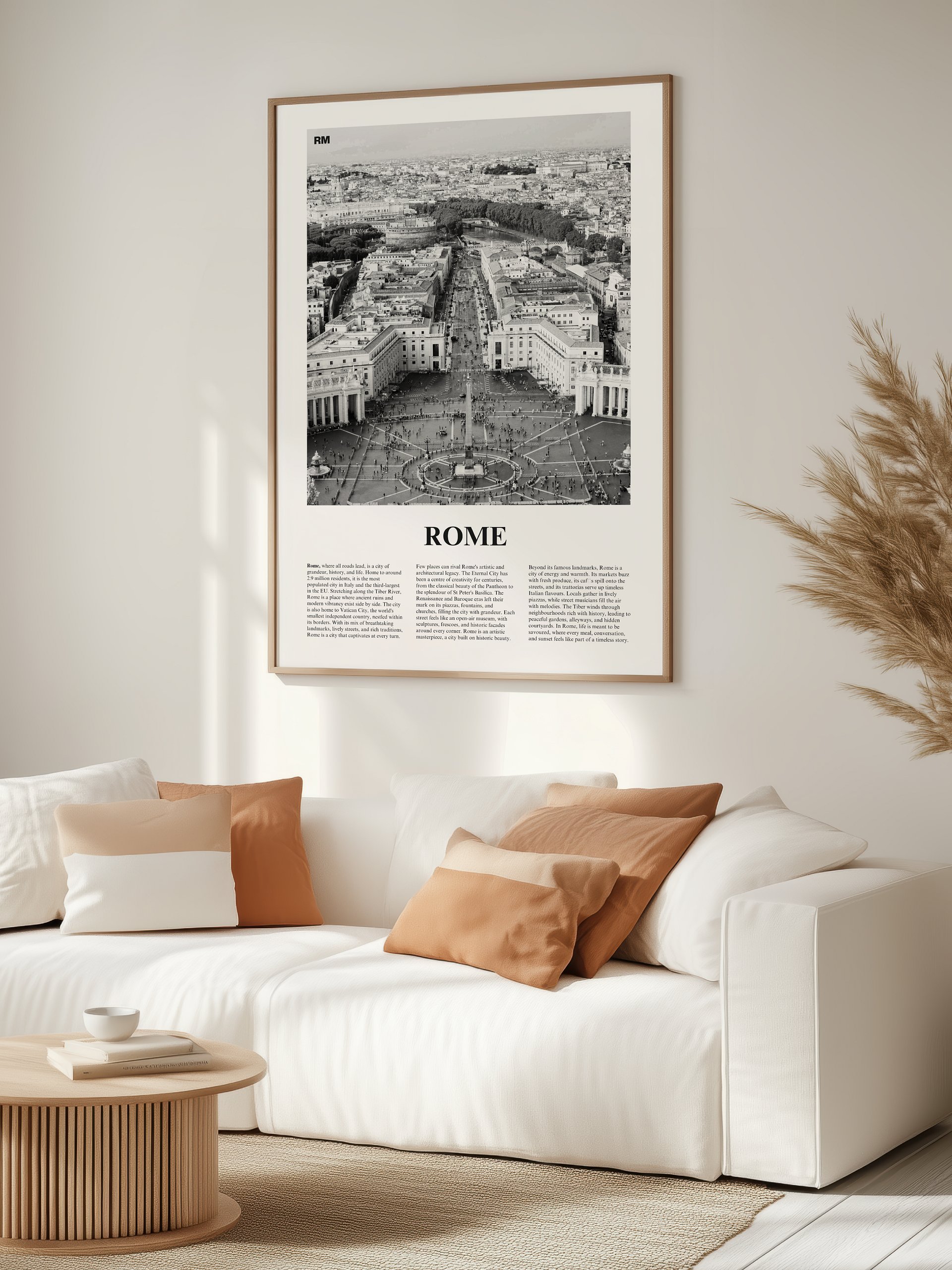 Rome 03 Newspaper Poster | Framed product image (3)