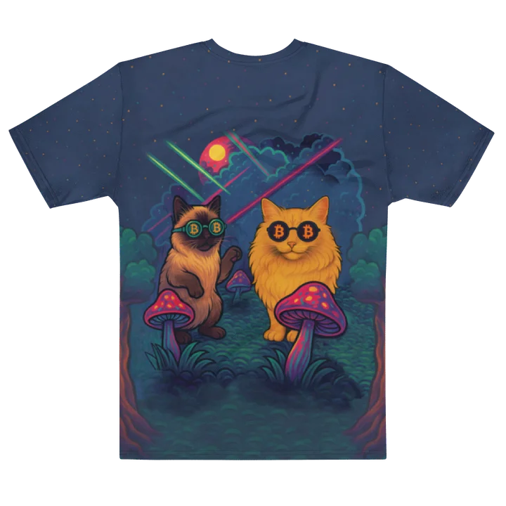 Purr-sychedelic ₿ Rave T-shirt product image (2)