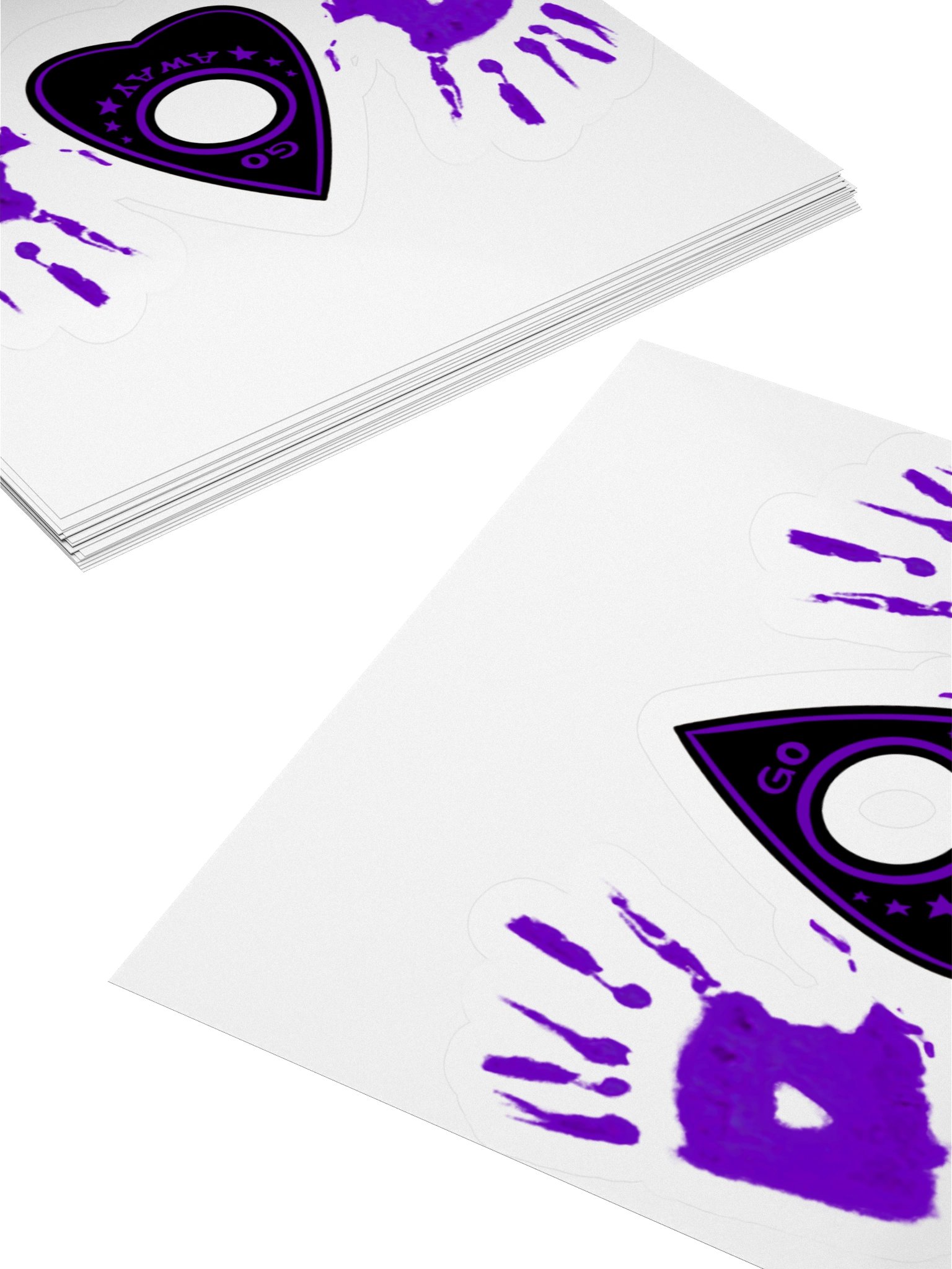 Go Away Obake LIMITED EDITION TwitchCon Purple Sticker product image (4)