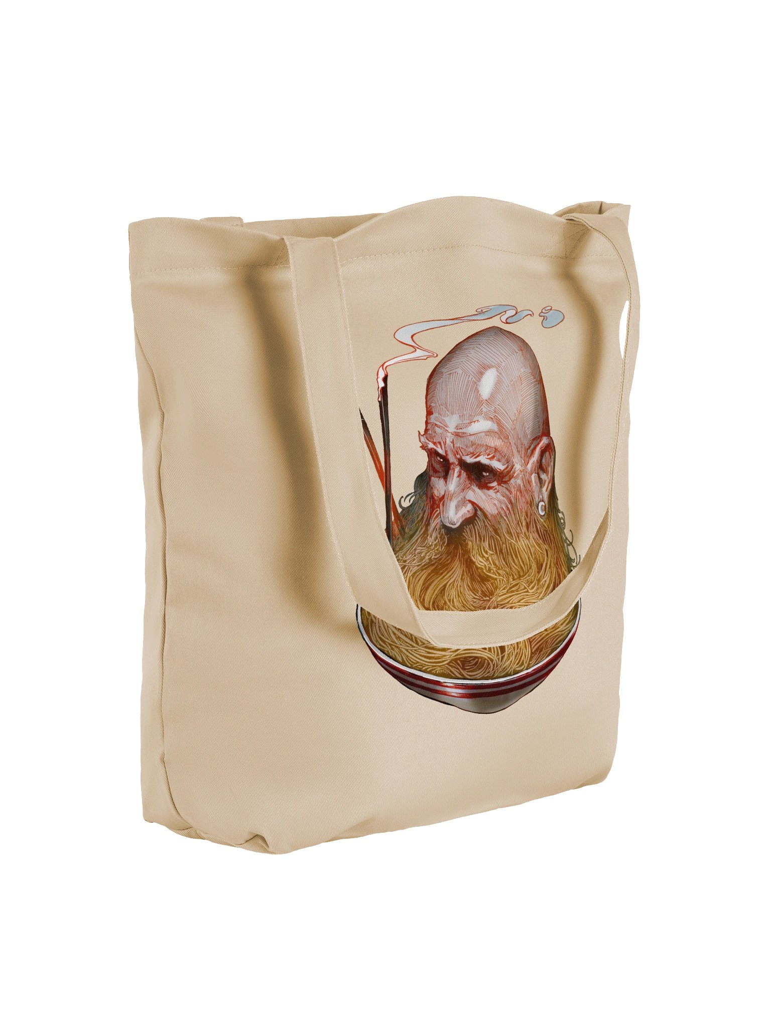 Eco Tote Bag "Grandpa loves noodles" product image (4)