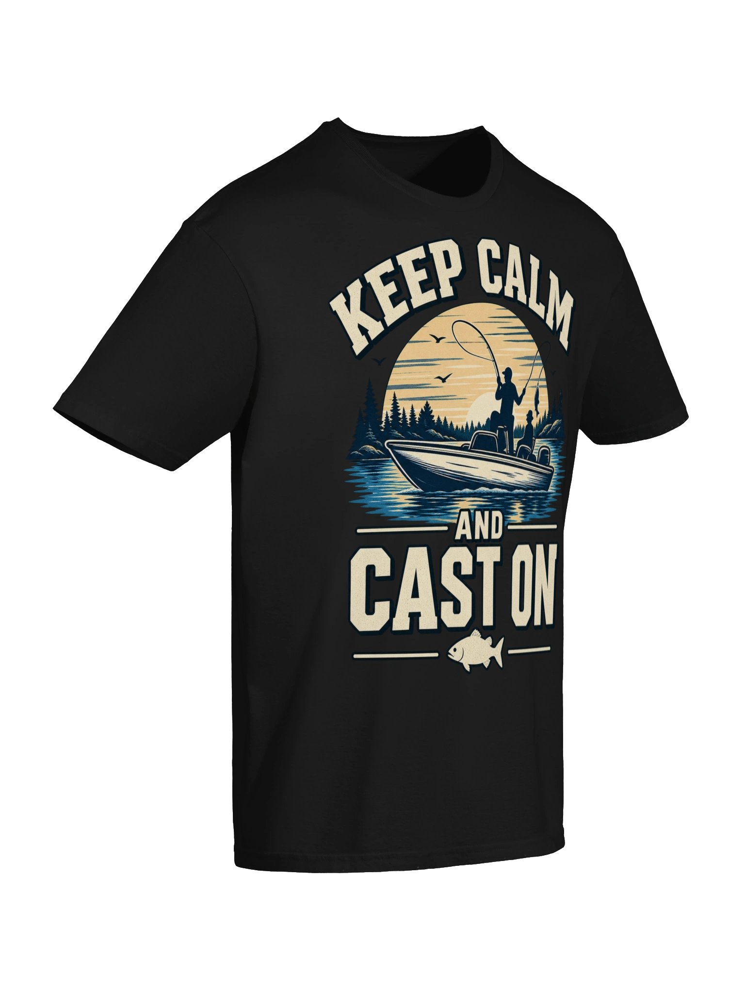 Keep Calm and Cast On T-shirt product image (6)