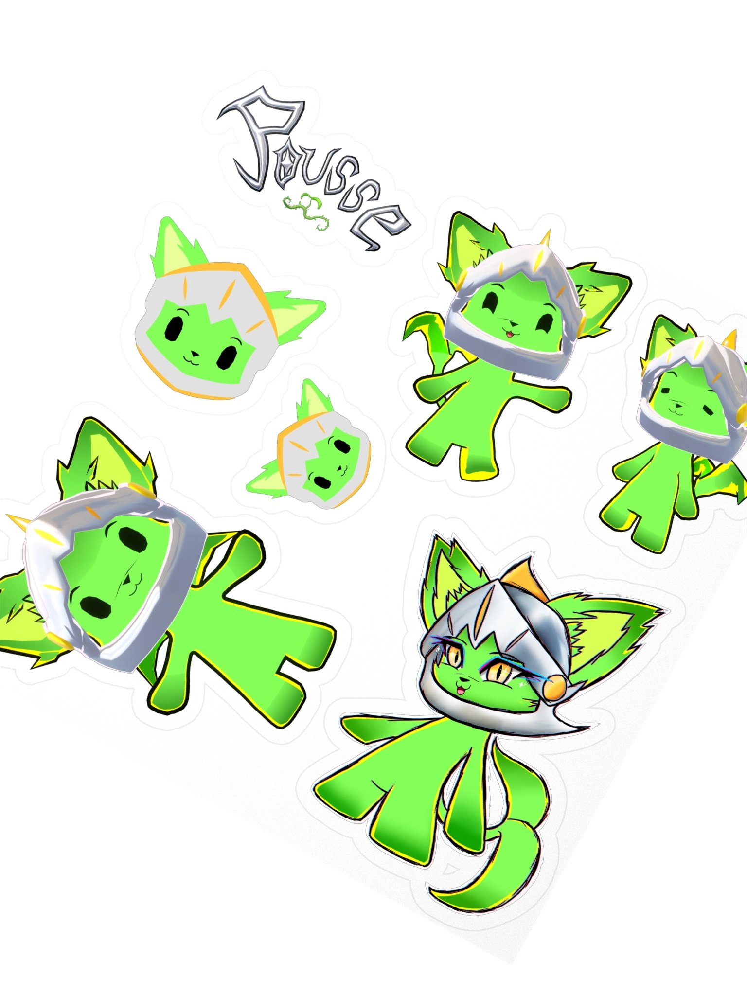 Feuille de stickers Pousse product image (2)