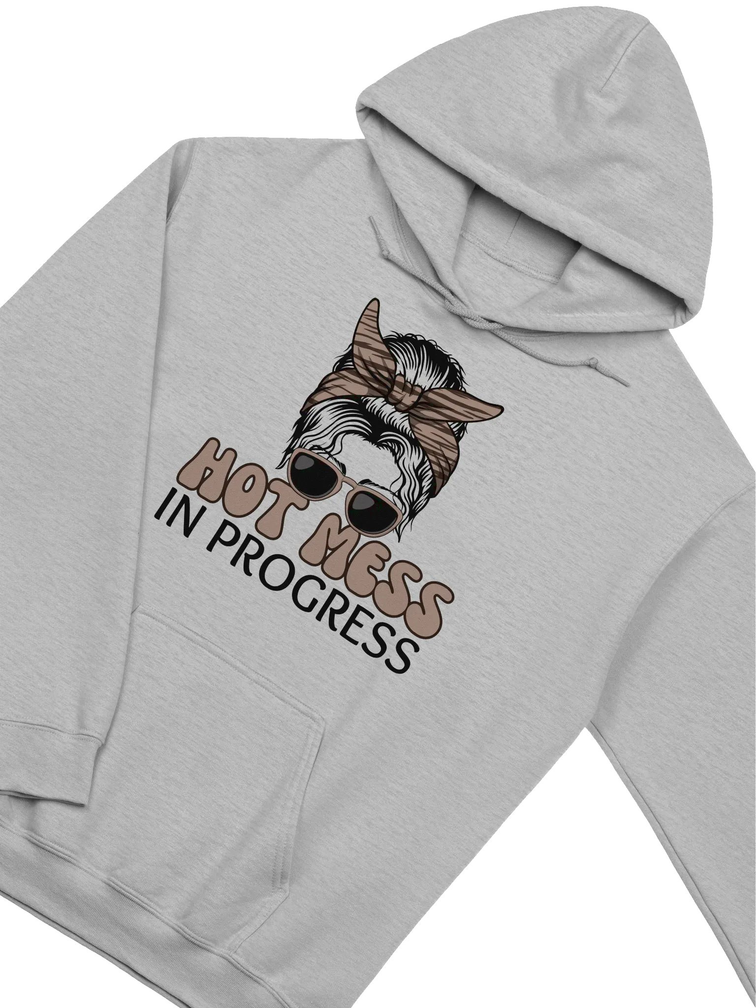 Hot Mess In Progress Hoodie product image (3)