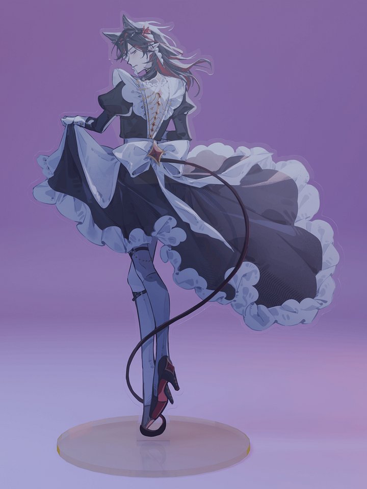Cat Maid Libo: 7.5" Acrylic Standee product image (1)