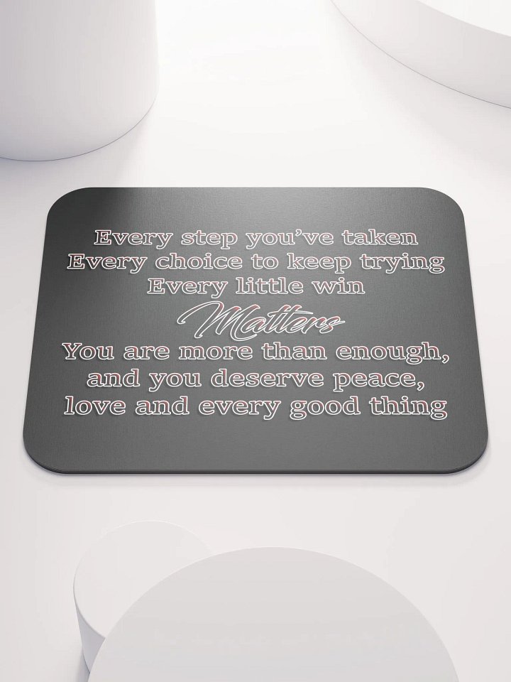 Positivity - Every Step Mouse Pad product image (1)