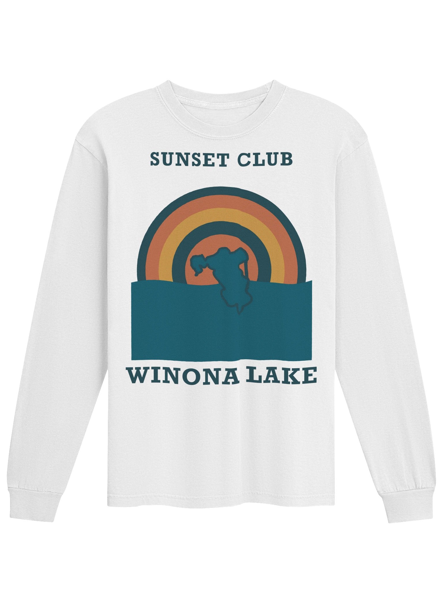 Sunset Club Comfort Colors Long Sleeve — Sunwashed product image (1)