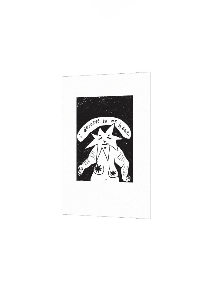I DESERVE TO BE HERE (PRINT) product image (3)