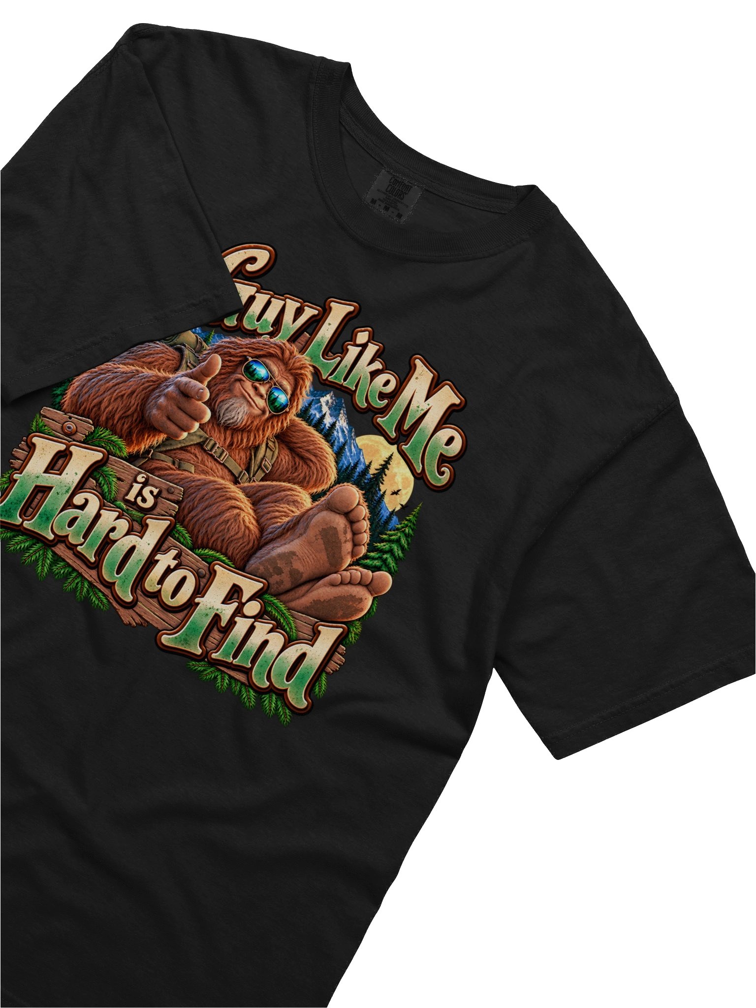 A Guy Like Me Is Hard to Find - Comfort Colors Heavyweight Bigfoot T-Shirt product image (9)