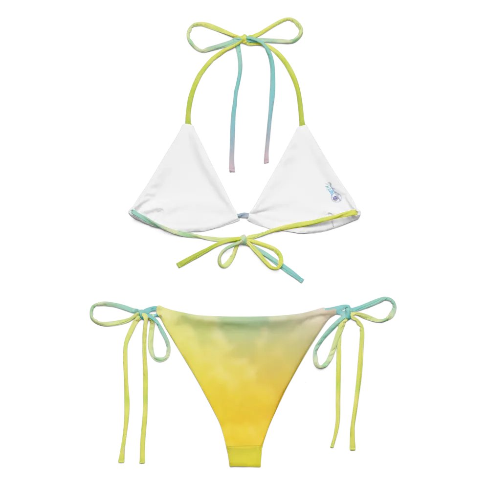 Blur cloud rainbow Design String Bikini - V9 product image (5)