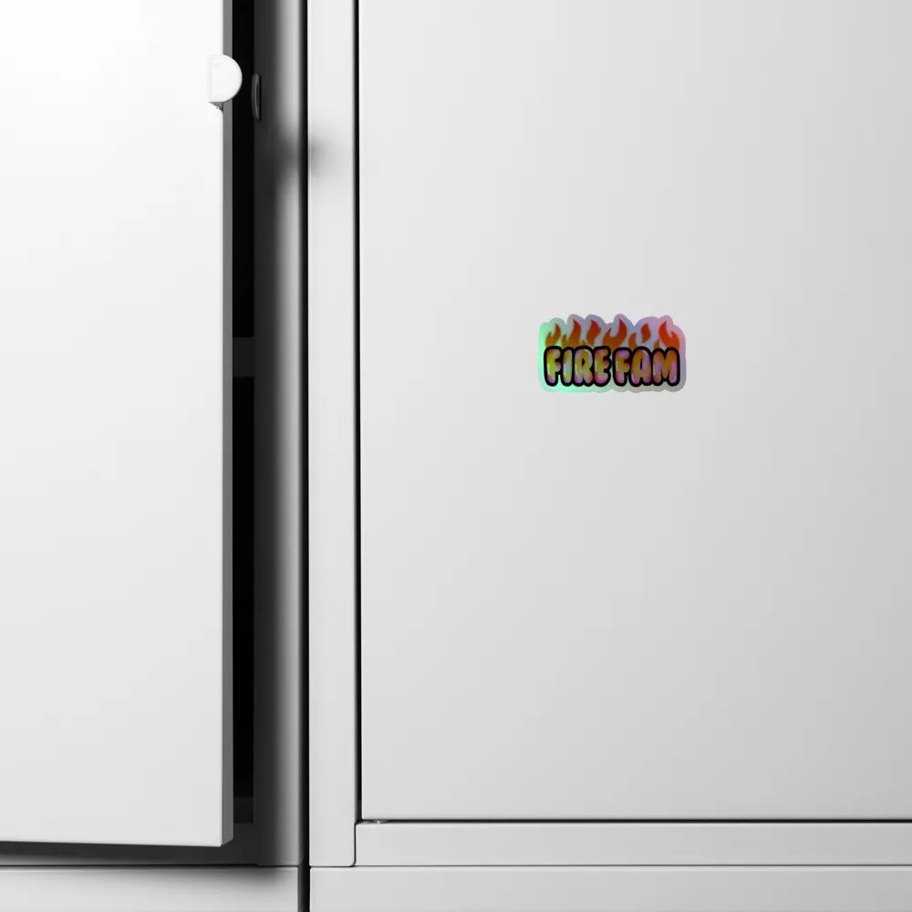 Fire Fam Holo Sticker product image (6)