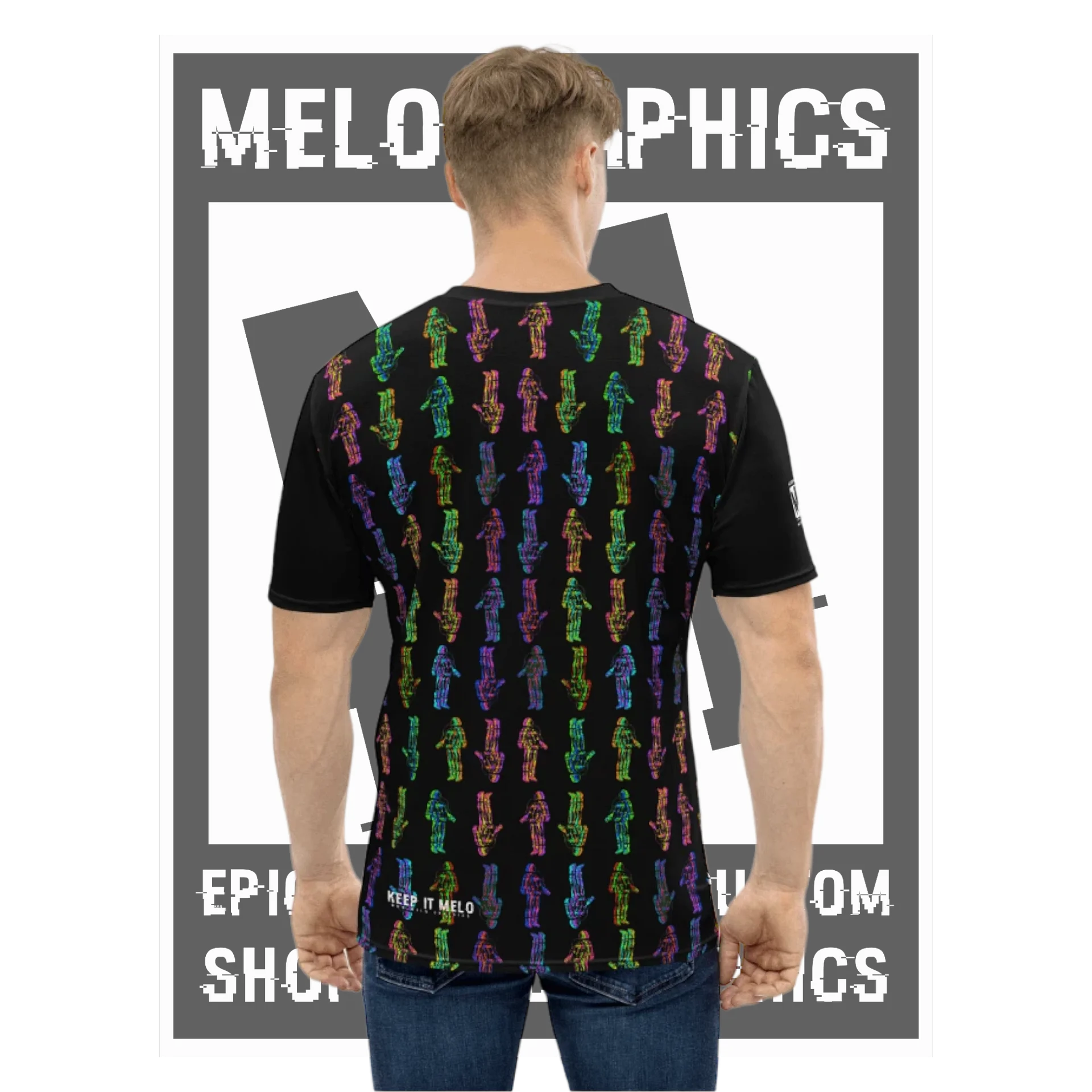 RGB on Repeat - Ultimate T-Shirt | #MadeByMELO product image (4)
