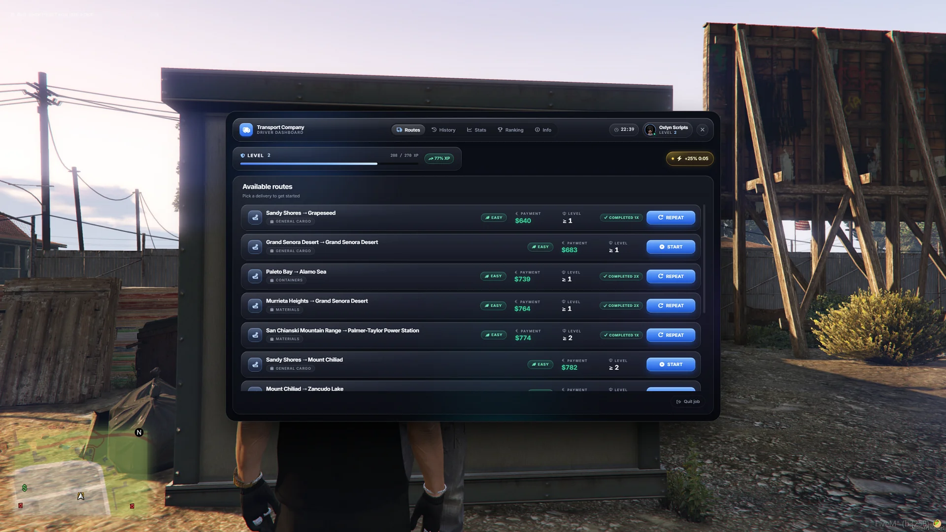 FiveM Trucking Job Script 🚚 Delivery Routes, Trailers & Contract System (ESX/QB/QBox) product image (1)