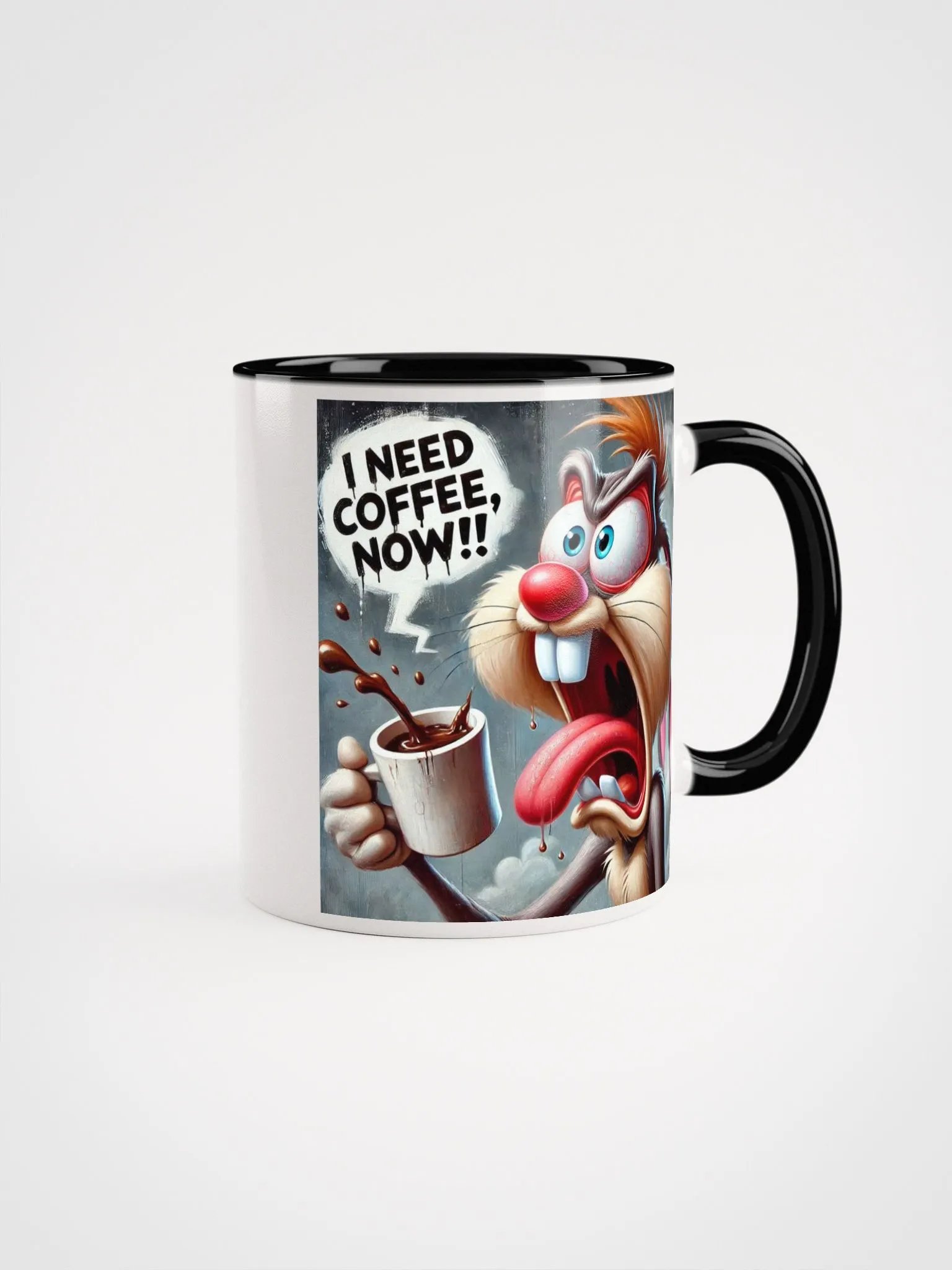 Frantic Coffee Lover Ceramic Mug product image (1)