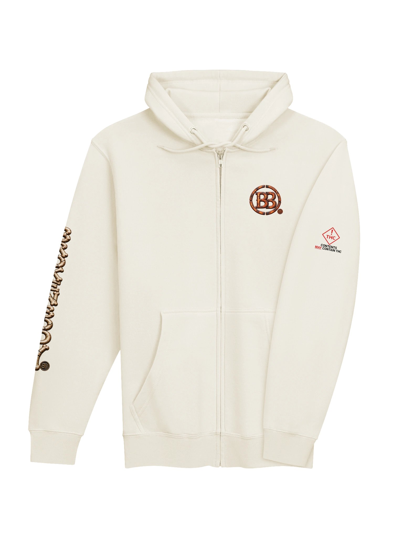 BROKEN BODY™ — BILLABLE HOURS CHAOS — ZIP HOODIE product image (4)